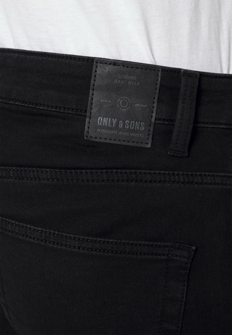Only & Sons Herren ONSLOOM LIFE - Jeans Slim Fit - Black Denim 6 Only & Sons Herren ONSLOOM LIFE - Jeans Slim Fit - Black Denim – Bild 6
