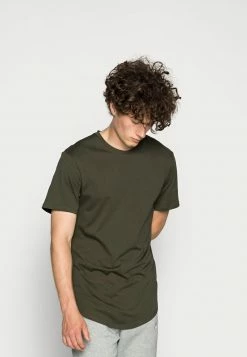 Only & Sons Herren ONSMATT LONGY TEE - T-Shirt Basic - Forest Night