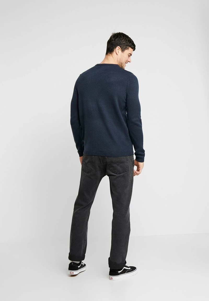 Only & Sons Herren ONSXMAS FUNNY BADGE - Strickpullover - Blue Nights 3 Only & Sons Herren ONSXMAS FUNNY BADGE - Strickpullover - Blue Nights – Bild 3