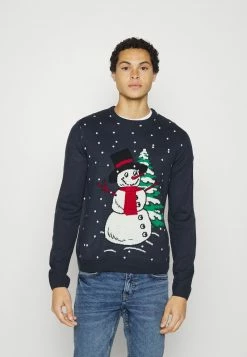 Only & Sons Herren ONSX-MAS LET IT SNOW - Strickpullover - Dark Navy