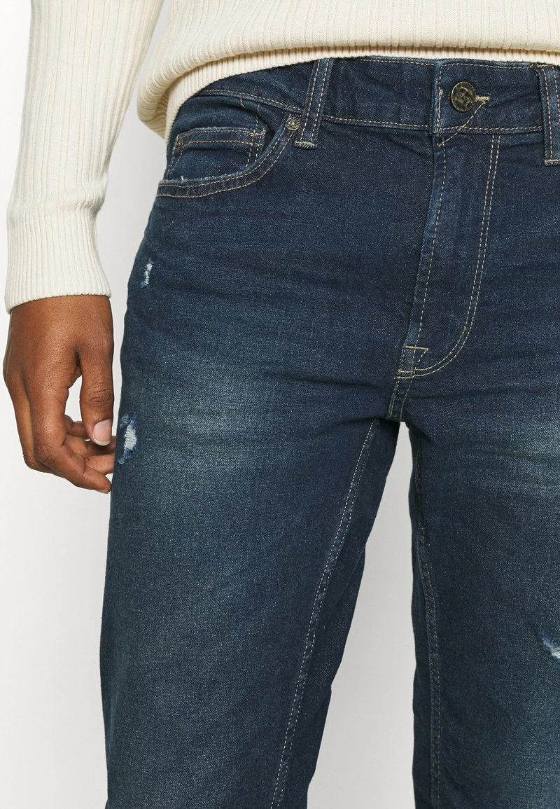 Only & Sons Herren ONSWARP LIFE DAMAGE - Jeans Slim Fit - Blue Denim 5 Only & Sons Herren ONSWARP LIFE DAMAGE - Jeans Slim Fit - Blue Denim – Bild 5