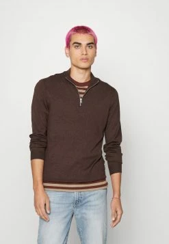 Only & Sons Herren ONSWYLER LIFE HALF ZIP - Strickpullover - Demitasse