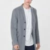 Only & Sons Herren Klassischer Mantel - Medium Grey Melange