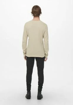 Only & Sons Herren ONSPANTER LIFE CREW - Strickpullover - Beige 8 Only & Sons Herren ONSPANTER LIFE CREW - Strickpullover - Beige -Only & Sons Geschäft 08542fb22992467989c80b949346ddb9
