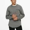 Only & Sons Herren Langarmshirt - Medium Grey Melange
