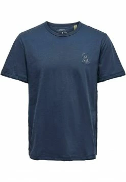 Only & Sons Herren T-Shirt Basic - Dress Blues