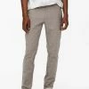 Only & Sons Herren ONSMARK TAP PANT - Chino - Chinchilla