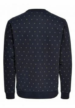 Only & Sons Herren ONSKENNETH LIFE AOP SWEAT NF - Sweatshirt - Dark Navy -Only & Sons Geschäft 0fabd8c49e904e94b5c1eaf11b10efdc