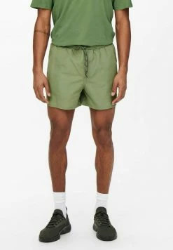 Only & Sons Herren Badeshorts - Oil Green