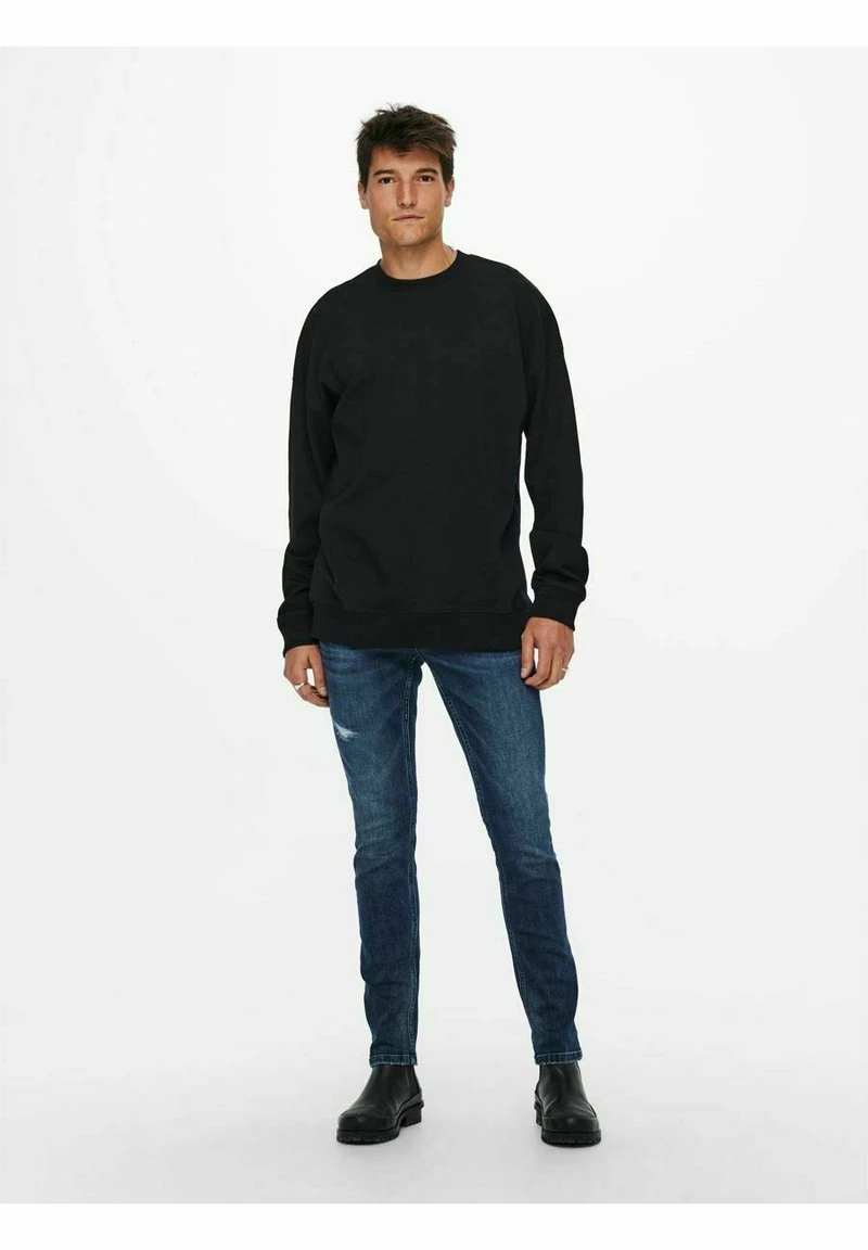 Only & Sons Sweatshirt - Black | Herren 2 Only & Sons Sweatshirt - Black | Herren – Bild 2