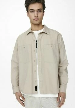 Only & Sons Herren Hemd - Beige