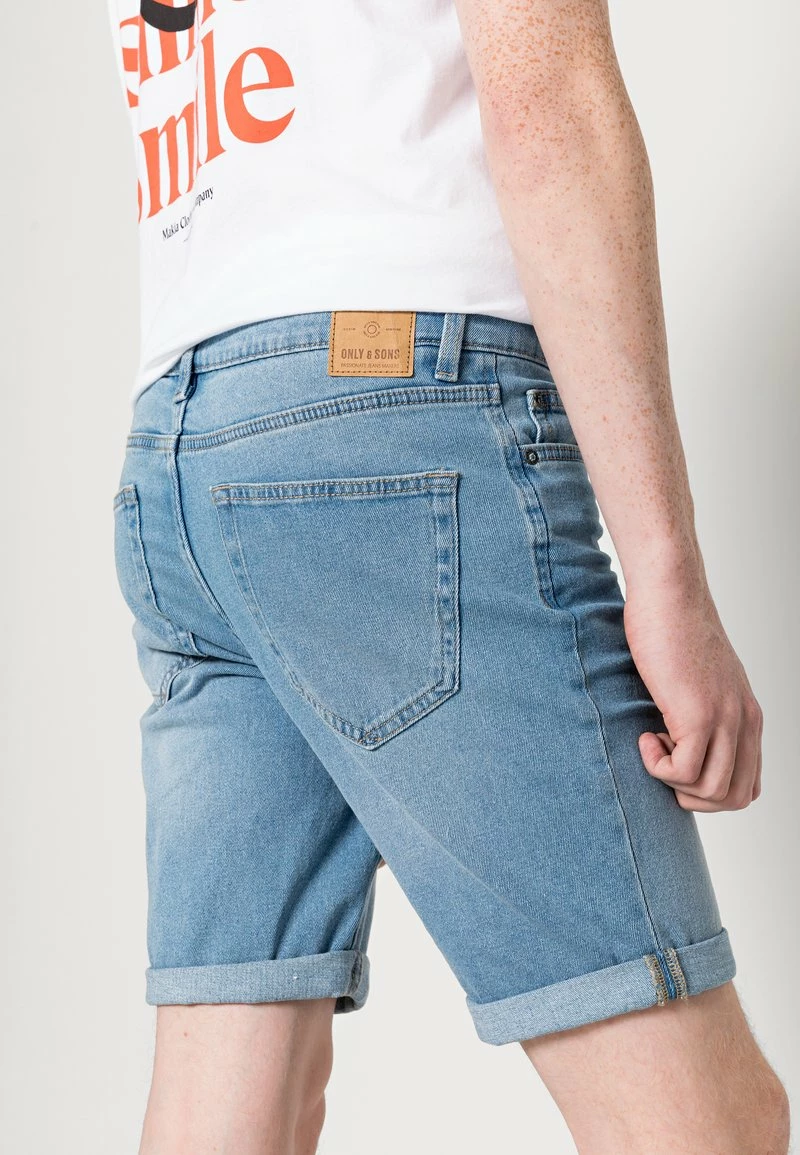 Only & Sons Herren ONSPLY - Jeans Shorts - Blue Denim 5 Only & Sons Herren ONSPLY - Jeans Shorts - Blue Denim – Bild 5