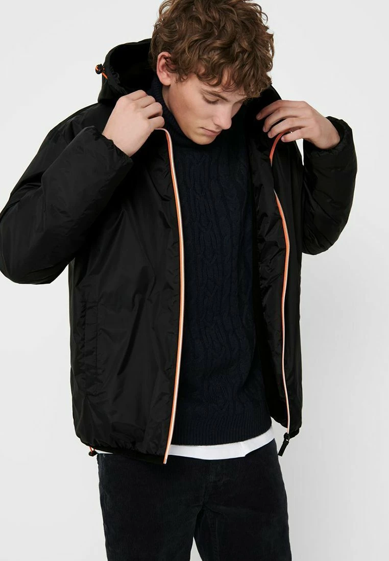 Only & Sons Winterjacke - Black | Herren 4 Only & Sons Winterjacke - Black | Herren – Bild 4