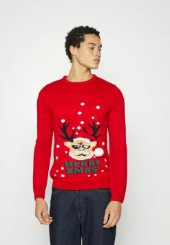 Only & Sons ONSX-MAS SWEET SANTER - Strickpullover - Pompeian Red | Herren