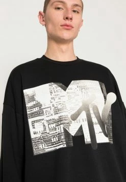 Only & Sons Herren MTV VINTAGE FIT CREW NECK - Sweatshirt - Black -Only & Sons Geschäft 16f2c6367057488fb2b207f6863b8515