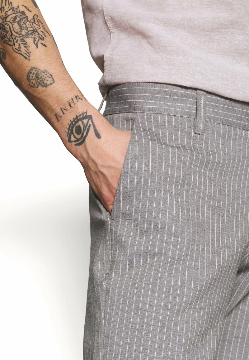 Only & Sons Herren ONSMARK PANT STRIPE - Stoffhose - Light Grey Melange 5 Only & Sons Herren ONSMARK PANT STRIPE - Stoffhose - Light Grey Melange – Bild 5