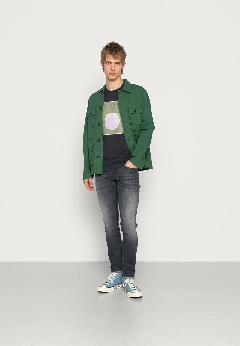 Only & Sons Herren ONSIKE NEW TEE - T-Shirt Print - Dark Navy 2 Only & Sons Herren ONSIKE NEW TEE - T-Shirt Print - Dark Navy – Bild 2