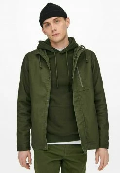 Only & Sons Herren Leichte Jacke - Olive Night 10 Only & Sons Herren Leichte Jacke - Olive Night -Only & Sons Geschäft 1c95817384be4610ac0b2a76bc591df6
