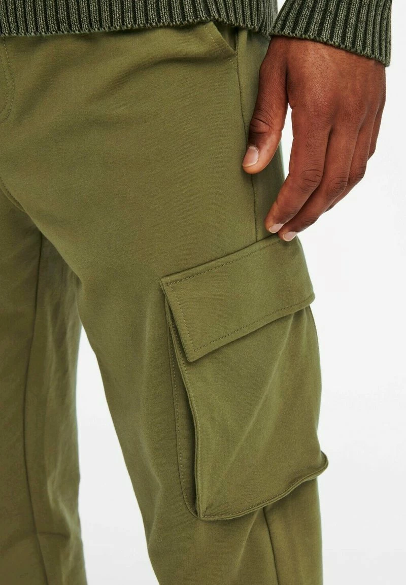 Only & Sons Herren MIT TUNNE - Cargohose - Khaki 4 Only & Sons Herren MIT TUNNE - Cargohose - Khaki – Bild 4