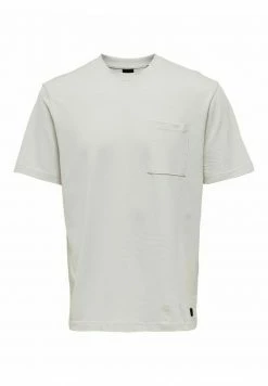 Only & Sons Herren T-Shirt Print - Glacier Gray -Only & Sons Geschäft 1de06a8b69f44c59a95e83585b42a7ff