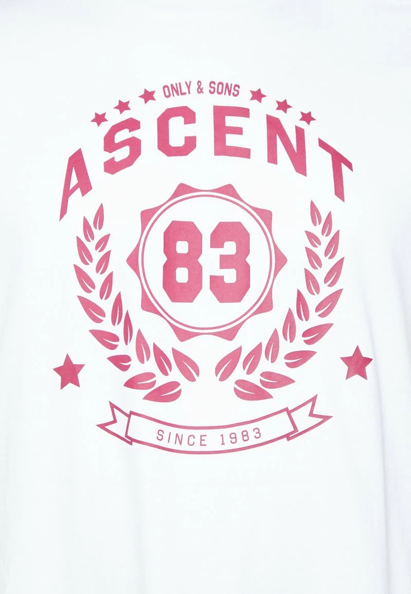 Only & Sons Herren ONSIAN - T-Shirt Print - Bright White 3 Only & Sons Herren ONSIAN - T-Shirt Print - Bright White – Bild 3