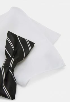 Only & Sons Herren ONSTRIPP STRIPE BOWTIE SET - Einstecktuch - Black/white -Only & Sons Geschäft 1f2232d2d3ca4d8497603e71e0aaabc6