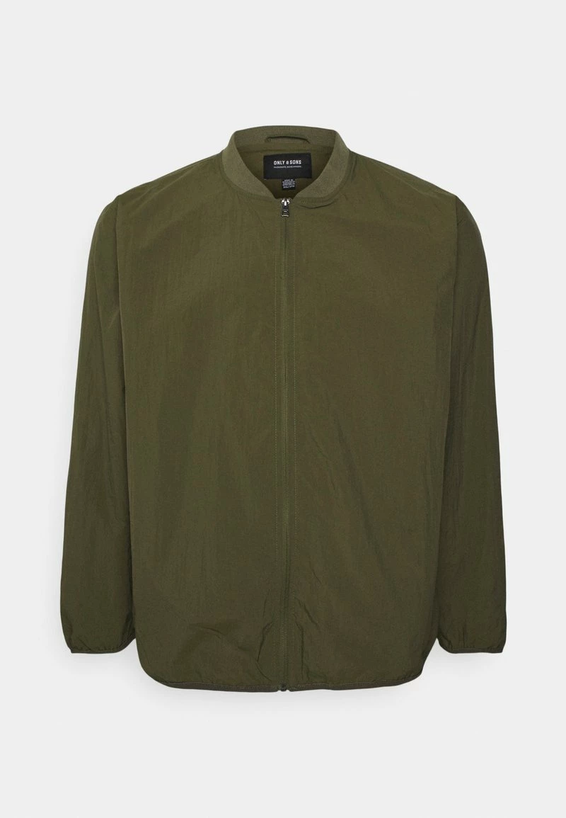 Only & Sons Herren ONSSAWYER BOMBER - Bomberjacke - Olive Night 1 Only & Sons Herren ONSSAWYER BOMBER - Bomberjacke - Olive Night