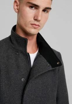 Only & Sons Herren ONSOSCAR COAT - Klassischer Mantel - Dark Grey Melange -Only & Sons Geschäft 21913fc2a60742bb82d68e5b5de929ca