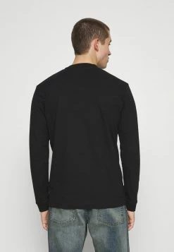 Only & Sons Herren ONSVILMOS LIFE REG MOCK NECK TEE - Langarmshirt - Black -Only & Sons Geschäft 21e4716807a746639f86f8d4803475e1