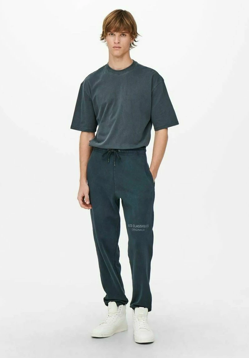 Only & Sons Herren T-Shirt Basic - Dark Navy 2 Only & Sons Herren T-Shirt Basic - Dark Navy – Bild 2