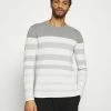 Only & Sons Herren Strickpullover - Medium Grey Melange