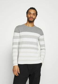Only & Sons Herren Strickpullover - Medium Grey Melange