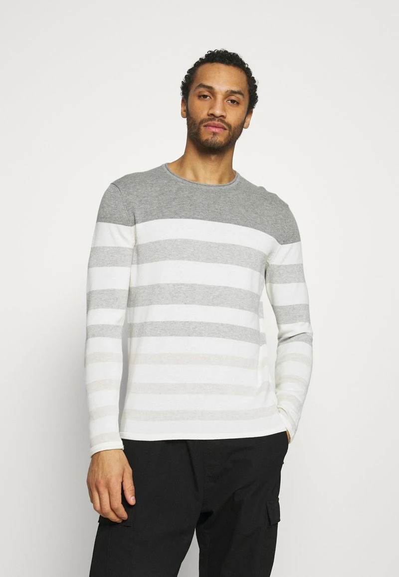 Only & Sons Herren Strickpullover - Medium Grey Melange 1 Only & Sons Herren Strickpullover - Medium Grey Melange