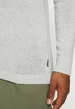 Only & Sons Herren ONSBACE CREW - Strickpullover - Light Grey Melange -Only & Sons Geschäft 23fd93db1e1140589bd7940de1ebb321