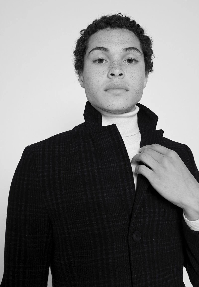 Only & Sons ONSJAYLON CHECK COAT - Klassischer Mantel - Dark Grey Melange | Herren 4 Only & Sons ONSJAYLON CHECK COAT - Klassischer Mantel - Dark Grey Melange | Herren – Bild 4