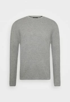 Only & Sons Herren ONSPANTER LIFE CREW - Strickpullover - Medium Grey Melange -Only & Sons Geschäft 2513f8a5eef94765ab31c1de4badd714