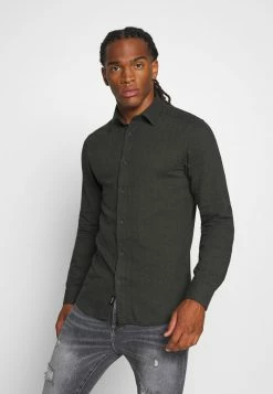 Only & Sons Herren ONSBRAD HERRINGBONE SHIRT - Hemd - Deep Depths