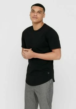 Only & Sons Herren KURZARM ONSMATT - T-Shirt Basic - Black