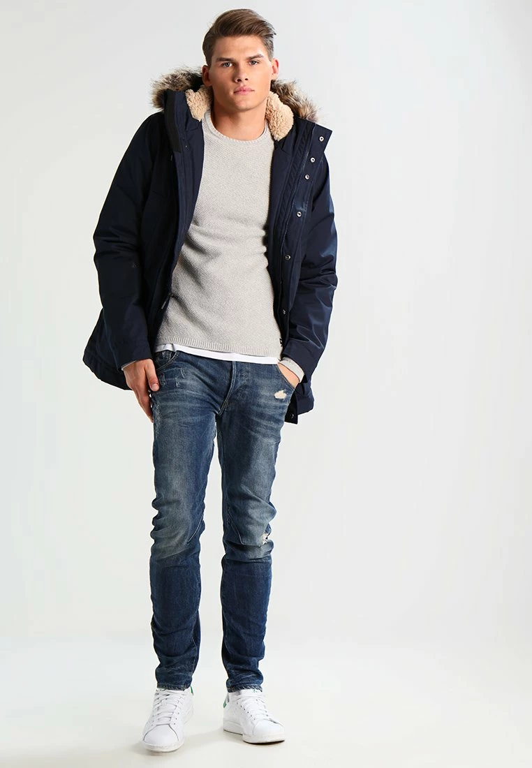 Only & Sons ONSDAN STRUCTURE CREW NECK - Strickpullover - Light Grey Melange | Herren 2 Only & Sons ONSDAN STRUCTURE CREW NECK - Strickpullover - Light Grey Melange | Herren – Bild 2