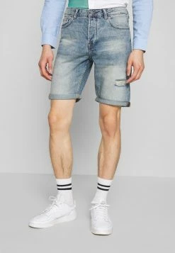 Only & Sons Herren ONSAVI LOOSE - Jeans Shorts - Blue Denim