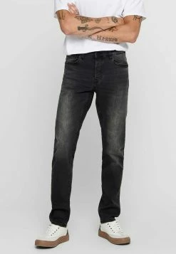 Only & Sons Herren Jeans Slim Fit - Grau