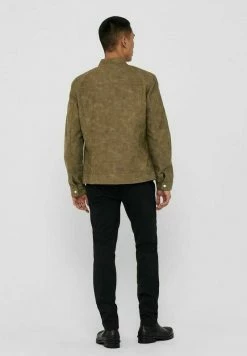Only & Sons Herren ONSJASPER - Kunstlederjacke - Kangaroo -Only & Sons Geschäft 2842461074ec4d42932f60d75d04d91e