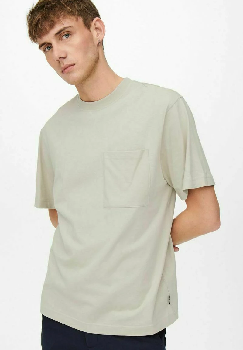 Only & Sons Herren T-Shirt Basic - Pelican 5 Only & Sons Herren T-Shirt Basic - Pelican – Bild 5