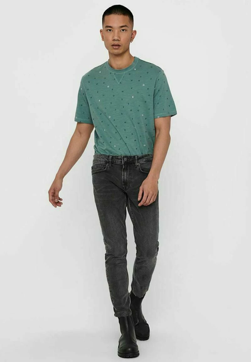 Only & Sons ONSMALIK LIFE TEE - T-Shirt Print - North Atlantic | Herren 2 Only & Sons ONSMALIK LIFE TEE - T-Shirt Print - North Atlantic | Herren – Bild 2