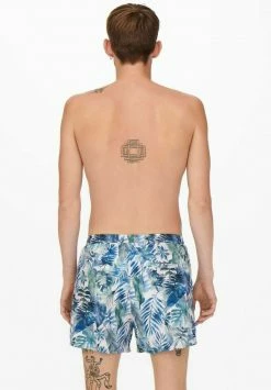Only & Sons Herren GEMUSTERTE - Badeshorts - Dress Blues -Only & Sons Geschäft 29384ce66e1649e09f86a06cdd684a16