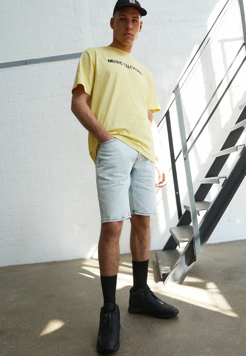 Only & Sons ONSAVI BLEACH - Jeans Shorts - Blue Denim | Herren 1 Only & Sons ONSAVI BLEACH - Jeans Shorts - Blue Denim | Herren