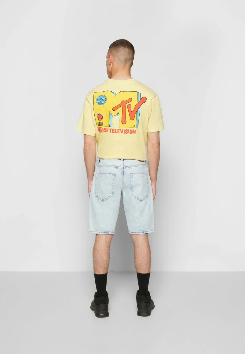 Only & Sons ONSAVI BLEACH - Jeans Shorts - Blue Denim | Herren 4 Only & Sons ONSAVI BLEACH - Jeans Shorts - Blue Denim | Herren – Bild 4