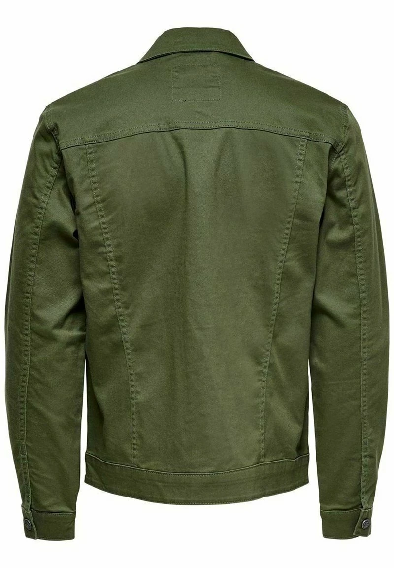 Only & Sons Jeansjacke - Olive Night | Herren 8 Only & Sons Jeansjacke - Olive Night | Herren – Bild 8