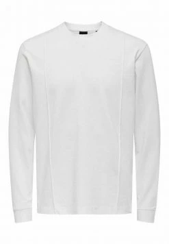 Only & Sons Herren Langarmshirt - Bright White -Only & Sons Geschäft 2b792350597048daa0256594917cc779