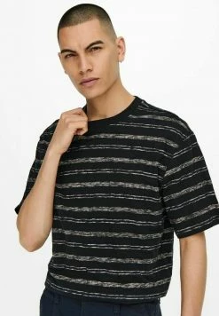 Only & Sons Herren RELAXED FIT - T-Shirt Print - Dark Navy -Only & Sons Geschäft 2bd902d5b54a41589b6adb0f2302bb23